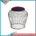 Steel Wire Platner Stool with Soft Cushion